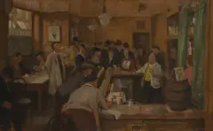 James Bateman, Untitled, oil on canvas 38 x 60.5cm Provenance: Purchased at Bonhams as an aftersale