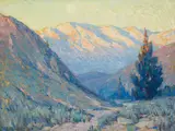 Benjamin Brown, Sunset on Desert Heights, oil on canvas
