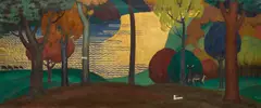 Raymond S. Boynton, The Gold River, oil on canvas