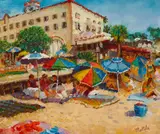 Filastro Mottola, Umbrellas near the Laguna Hotel in Laguna Beach, Ca.