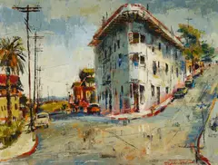 Ben Abril, Douglas Street Hotel, oil on canvas