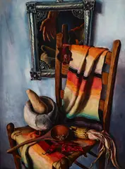 Francis de Erdely, Southwestern Reflection, oil on canvas