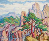 Birger Sandzén, Rocks and Pines, Boulder, Colorado