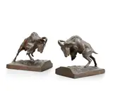 Anna Hyatt Huntington, Charging Mountain Goats: A Pair of Bookends