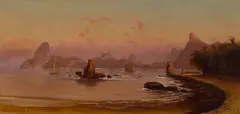 Cyrenius Hall, Bay of Rio de Janeiro, circa 1866, oil on canvas