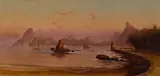 Cyrenius Hall, Bay of Rio de Janeiro, circa 1866, oil on canvas