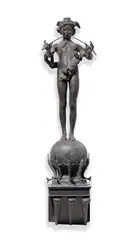 Frederick William MacMonnies, Pan of Rohallion, 1890, bronze with brown patina
