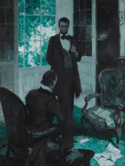 Mead Schaeffer, Portrait of Standing Lincoln, oil on canvas