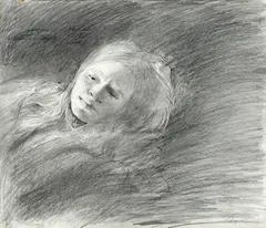 Andrew Wyeth, Her Head, 1973, pencil on paper