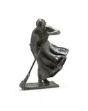 Abastenia St. Leger Eberle, Windy Doorstep, bronze with dark brown patina