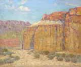 Frederick Carl Smith, Red Rock Canyon, oil on canvas