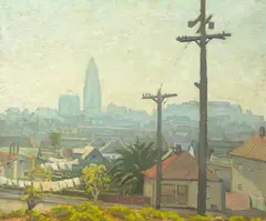 Ralph William Holmes, Los Angeles, oil on masonite