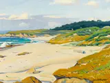Arthur Hill Gilbert, 17 Mile Drive, oil on canvas