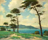 Dedrick Brandes Stuber, Near Monterey, oil on canvas