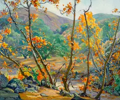 Anna Althea Hills, Autumn, Fallbrook, oil on canvas
