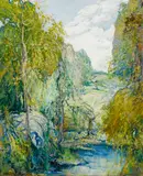 Charles Reiffel, The Pool (Looking up river)
