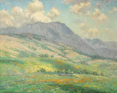 Granville Redmond, Hazy Day in Antelope Valley, 1932, oil on canvas