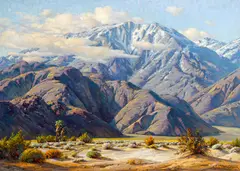Paul A. Grimm, San Jacinto, oil on canvas