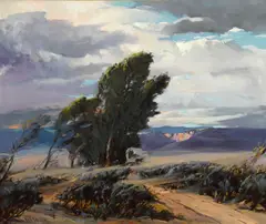 Fitch Burt Fulton, Abating Storm, 1944, oil on canvas