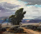 Fitch Burt Fulton, Abating Storm, 1944, oil on canvas