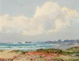 Albert Thomas Derome, Reamer Point, Los Lobos; Asilomar Beach, Monterey Bay (A group of two)