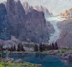 John Modesitt, Sierra Lake, oil on canvas