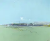 Terry DeLapp, Open Burn, acrylic on canvas