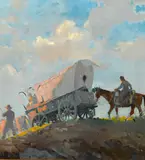 Carl Oscar Borg, Wagon Train