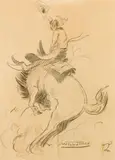 William R. James, Bronco rider