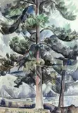 Bror Julius Olsson Nordfeldt, Tree study