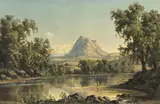 Ransome Gillett Holdridge, St. Mary's butte from the Yuba River