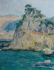 To Headland (Carmel Coast) by Guy Rose, oil on canvas, sold Apr 2016
