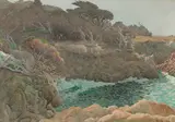 Gunnar Widforss, Monterey coastal scene