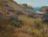 John Marshall Gamble, Wildflowers near Willow Camp, oil on canvas