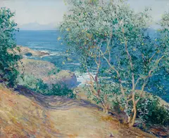 Guy Rose, Indian Tobacco Trees, La Jolla, oil on canvas