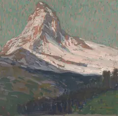 The Matterhorn by Edgar Alwin Payne, gouache on paper, sold Apr 2016
