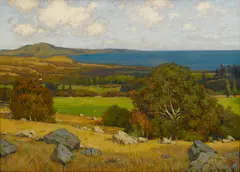 William Wendt, Montecito, 1909, oil on canvas
