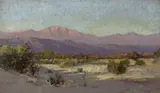 San Gabriel wash by Elmer Wachtel, oil on canvas, sold Apr 2016
