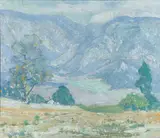 Paul Lauritz, The mountain home, oil on canvas