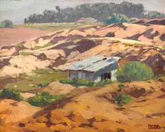 Alhambra Ranch by Sam Hyde Harris, oil on board, sold Apr 2016
