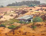 Sam Hyde Harris, Alhambra Ranch, oil on board
