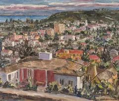 Sara Kolb Danner, View of Santa Barbara, 1937, oil on canvas