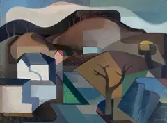 John Charles Haley, Berkeley (or North Berkeley), 1930, oil on canvas