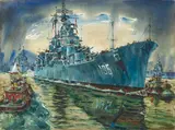 Arthur Edwaine Beaumont, USS Los Angeles at sea