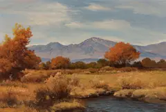 Bishop area by Robert Wood, oil on canvas, sold Apr 2016