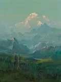Mount McKinley view by Sydney Laurence, oil on canvas, sold Apr 2016