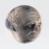 Jim Shaw, Untitled, 2003, ink, graphite and airbrush on fiberglass sphere