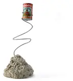 David Ireland, Untitled (Contadina Can), concrete, coarse aggregate, galvanized steel wire and tin can