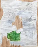 Charles Garabedian, The Sea Serpent, 1981, acrylic and graphite on paper
