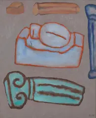 #56 by William Brice, 1975, oil on masonite, sold May 2016